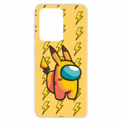 Чехол для Samsung S20 Ultra Among Us - Pikachu skin - PrintSalon