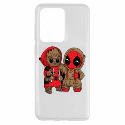 Чехол для Samsung S20 Ultra Baby Groot And Deadpool - PrintSalon
