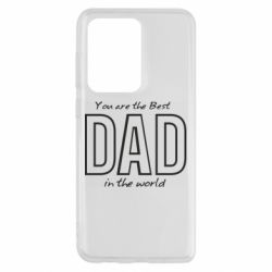 Чохол для Samsung S20 Ultra Best dad text - PrintSalon
