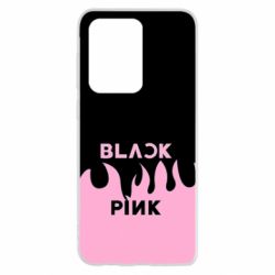 Чехол для Samsung S20 Ultra Blackpink pink fire - PrintSalon