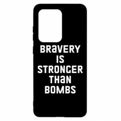 Чехол для Samsung S20 Ultra Bravery is stronger - PrintSalon