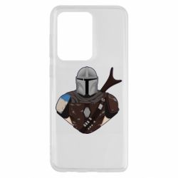 Чехол для Samsung S20 Ultra Bust of Mandalorian - PrintSalon
