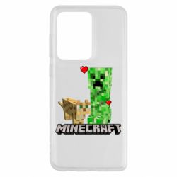 Чехол для Samsung S20 Ultra Creeper and Cat - PrintSalon