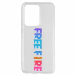 Чехол для Samsung S20 Ultra Free fire gradient logo - PrintSalon