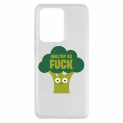 Чехол для Samsung S20 Ultra Healthy as fuck - PrintSalon