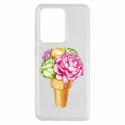 Чехол для Samsung S20 Ultra Ice cream flowers - PrintSalon
