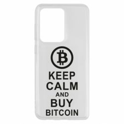 Чехол для Samsung S20 Ultra Keep calm and by bitcoin - PrintSalon