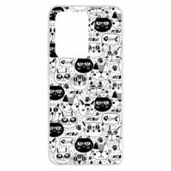 Чохол для Samsung S20 Ultra Коти патерн - PrintSalon