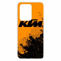 Чехол для Samsung S20 Ultra KTM and grunge background - PrintSalon