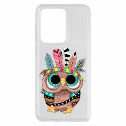 Чехол для Samsung S20 Ultra Little owl with feathers - PrintSalon