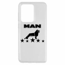 Чехол для Samsung S20 Ultra Man lion and stars - PrintSalon