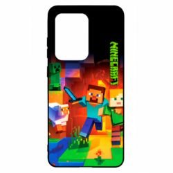 Чехол для Samsung S20 Ultra Майнкрафт - PrintSalon