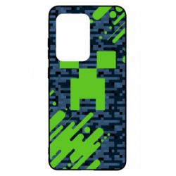 Чехол для Samsung S20 Ultra Minecraft Creeper - PrintSalon