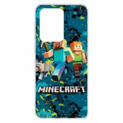Чохол для Samsung S20 Ultra Minecraft Steve Alex And Dog - PrintSalon