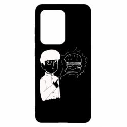 Чехол для Samsung S20 Ultra Моб Психо и гамбургер