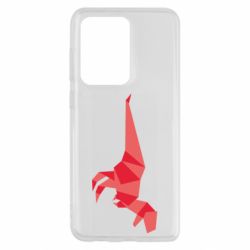 Чехол для Samsung S20 Ultra Origami dinosaur - PrintSalon