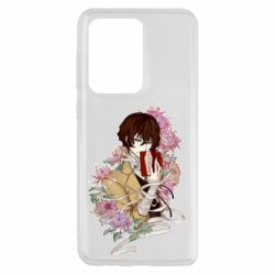 Чехол для Samsung S20 Ultra Osamu Dazai in flowers