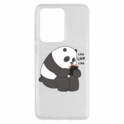 Чехол для Samsung S20 Ultra Панда лайк - PrintSalon