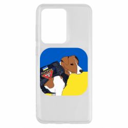 Чехол для Samsung S20 Ultra Патрон на фоне флага - PrintSalon