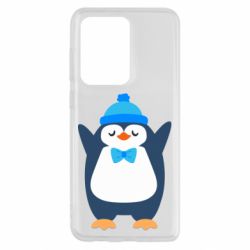 Чехол для Samsung S20 Ultra Penguin in a hat - PrintSalon
