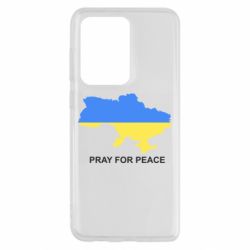 Чехол для Samsung S20 Ultra Pray for peace - PrintSalon