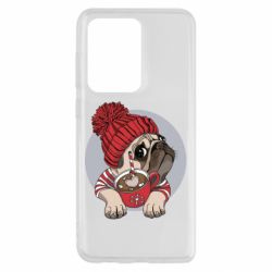 Чехол для Samsung S20 Ultra Pug And Coffee - PrintSalon