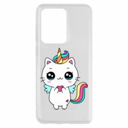 Чехол для Samsung S20 Ultra The cat is unicorn - PrintSalon