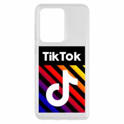 Чехол для Samsung S20 Ultra Tik Tok Colorful Logo - PrintSalon