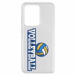 Чехол для Samsung S20 Ultra Volleyball text and ball - PrintSalon