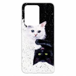 Чехол для Samsung S20 Ultra Yin and Yang cats - PrintSalon