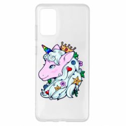 Чехол для Samsung S20+ Unicorn Princess - PrintSalon