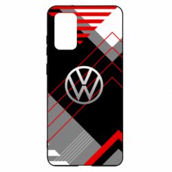 Чехол для Samsung S20+ Volkswagen logo and abstraction - PrintSalon