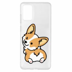 Чехол для Samsung S20+ Winking Corgi - PrintSalon