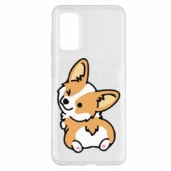 Чехол для Samsung S20 Winking Corgi - PrintSalon