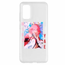 Чехол для Samsung S20 Yae Miko art - PrintSalon