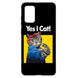 Чехол для Samsung S20+ Yes I Cat - PrintSalon