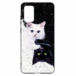 Чехол для Samsung S20+ Yin and Yang cats - PrintSalon