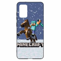 Чохол для Samsung S20+ Зимовий Майнкрафт - PrintSalon