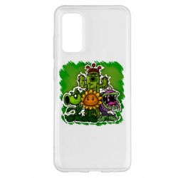 Чохол для Samsung S20 Zombie vs Plants players-PrintSalon Чохол для Samsung S20 Zombie vs Plants players
