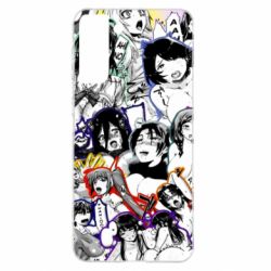 Чохол для Samsung S21+ Ahegao anime characters manga - PrintSalon