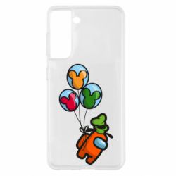 Чехол для Samsung S21 Among Balloons - PrintSalon