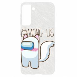 Чохол для Samsung S21 Among us cute cat - PrintSalon
