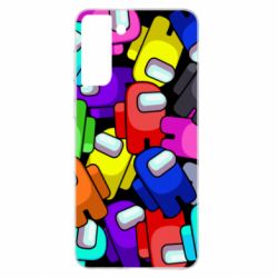 Чохол для Samsung S21+ Among us multicolored-PrintSalon Чохол для Samsung S21+ Among us multicolored