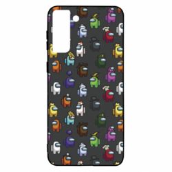 Чехол для Samsung S21+ Among Us Pattern - PrintSalon
