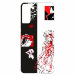 Чехол для Samsung S21+ Anime collage - PrintSalon