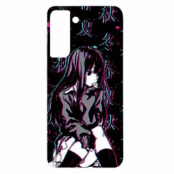 Чохол для Samsung S21 Anime Girl Glitch - PrintSalon