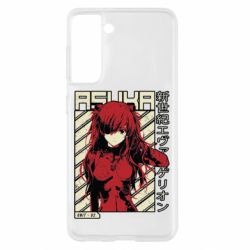 Чохол для Samsung S21 Аска Євангеліон - PrintSalon