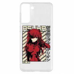 Чохол для Samsung S21+ Аска Євангеліон - PrintSalon