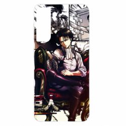 Чохол для Samsung S21 Attack on Titan Кapral Levi - PrintSalon