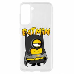 Чехол для Samsung S21 Бэтмин Миньон-PrintSalon Чехол для Samsung S21 Бэтмин Миньон